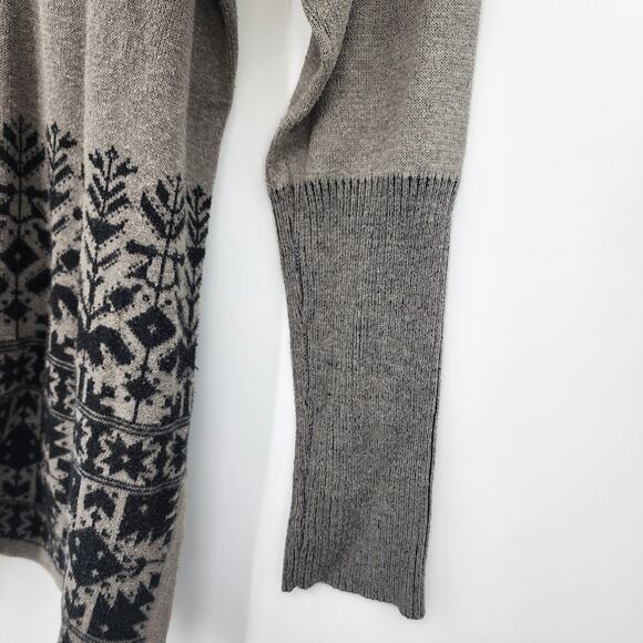 Peruvian Connection Floral Longer Length Tunic 100% Pima Cotton‎ Sweater Small - Picture 4 of 10